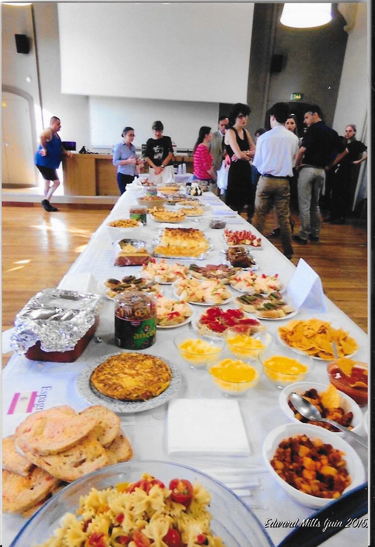 Buffet de la soirée internationale (SEM 2015)